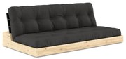 Ciemnoszara rozkładana sofa 196 cm Base – Karup Design