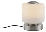 Stalowa lampa stołowa z 3-stopniowym ściemnianiem za pomocą dotyku - Mirko Nowoczesny Oswietlenie wewnetrzne