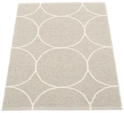 Kremowy dywan odpowiedni na zewnątrz 70x100 cm Boo Linen – Pappelina