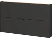 Antracytowa uchylna szafka na buty Ameca – Germania