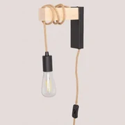 Lampa Scienna Tina Natural Black&natural - Sklum