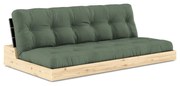 Zielona rozkładana sofa 196 cm Base – Karup Design