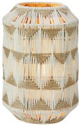 Lampa stołowa w naturalnym kolorze z jutowo-tekstylnym kloszem (wysokość 35 cm) Ano – Markslöjd
