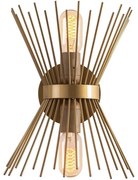 Kinkiet KIRPI 2xE27/40W/230V złoty