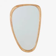 Lustro Ścienne Z Drewna Dębowego Arbidel Roble & 50 X 80 Cm - Sklum