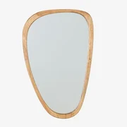 Lustro Ścienne Z Drewna Dębowego Arbidel Roble & 50 X 80 Cm - Sklum