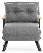 Fotel Sando Single Light Grey