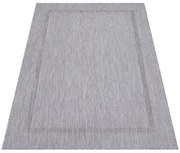 Dywan zewnętrzny Relax ramka srebrny 60 cm x 100 cm