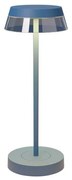 Redo 90310 - Lampa stołowa LED ILUNA LED/2,5W/5V 3000 mAh IP65 niebieska, ściemn