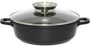 Elo 19628 Brytfanna z pokrywą szklaną i uchwytem aromatycznym Alucast 28 cm, 28 cm