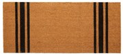Wycieraczka z włókna kokosowego 55x125 cm Black Stripe – Premier Housewares