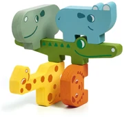 Dziecięce drewniane puzzle w kształcie zwierzątek Djeco Puzzle
