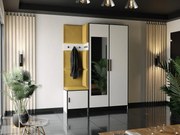 Garderoba ROJ 13 Biały + Żółty