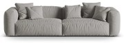 Jasnoszara sofa modułowa 320 cm Martina – Micadoni Home