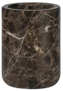 Brązowy marmurowy kubek na szczoteczki do zębów Marble – Mette Ditmer Denmark