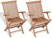 Składane drewniane krzesła ogrodowe W7-B49