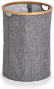Kosz na pranie z bambusową obręczą, 50 L, ZELLER