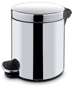 Kosz na śmieci z pedałem 20 l, nierdzewny błyszczący