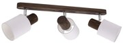 Spot-Light DO2248356 - Sufitowe oświetlenie punktowe TRENDY 3xE27/15W/230V sosna