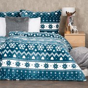 4Home Pościel mikroflanela Nordic love, 160 x 200 cm, 70 x 80 cm