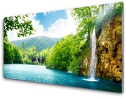 Obraz Akrylowy Wodospad Jezioro Natura