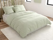 PrzytulneMieszkanie.pl PrzytulneMieszkanie.pl Bawełniana pościel Renforcé GRENTIS zielona Rozmiar pościeli: 70 x 90 cm | 140 x 200 cm