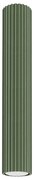 Plafon KARBON 40 zielony oliwkowy ryflowany SOLLUX  LIGHTING