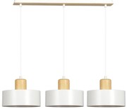 Żyrandol na lince TORIN 3xE27/15W/230V biały