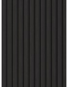 Mexen Lam-F lamele ścienne akustyczne 275 x 30 cm, filc 8 mm, fornir techniczny, Heban Czarny - S105-275307-3015-023
