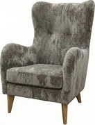 Elegancki fotel Roland z profilowanym siedziskiem i oparciem