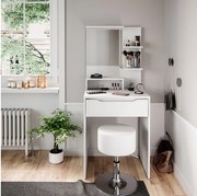 Stół o jamierze biały 60x48x142.7 ruben