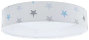 LED Ściemnialna lampa GALAXY KIDS LED/24W/230V gwiazdki biały/szary/niebieski +