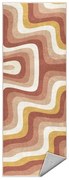 Żółto-szaroróżowy chodnik odpowiedni do prania 60x230 cm Creamy Strawberry Swirl – Mila Home
