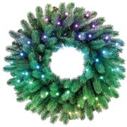 Twinkly GD20P4425P00 - LED RGB 50x, 60 cm, Wi-Fi, ściemniany wieniec świąteczny