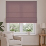 Roleta rzymska na wymiar Otto ciemny pudrowy róż półmatowy welur - do 200 cm