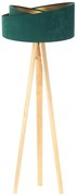 Lampa stojąca GEMSTONE zielona/sosna BPS KONCEPT