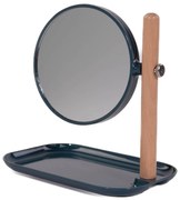 Lusterko kosmetyczne z tacą na biżuterię