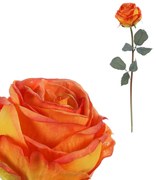 Sztuczny kwiat Róża terakotowy, 36 cm