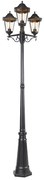 Latarnia ogrodowa czarna 220 cm 3-światła IP44 - Havana