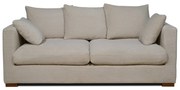 Beżowa sztruksowa sofa 175 cm Comfy – Scandic