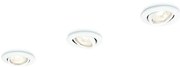 Philips 59243/31/E7 - ZESTAW 3x Oprawa wpuszczana ENIF 1xGU10/50W/230V