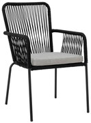 Czarne krzesła zestaw 2 szt. Santino – Bloomingville