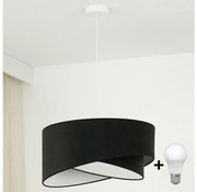 Brilagi - LED Żyrandol na lince LYRA 1xE27/15W/230V czarny/biały