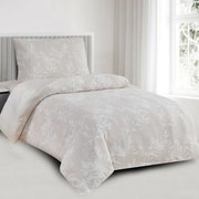 Pościel żakardowa Alabama beżowy, 140 x 200 cm, 70 x 90 cm