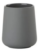 Szary porcelanowy kubek na szczoteczki do zębów Nova One − Zone