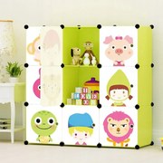 Modułowa, składana szafa dla dzieci - sprytny układ z kolorowym wzorem