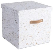 Pudełko w biało-złotym kolorze Bigso Box of Sweden Logan
