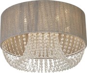 Searchlight 62615-5CC - Lampa sufitowa BELLANO 5xG9/7W/230V Ø 50 cm szara