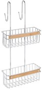 Półka łazienkowa pod prysznic CADDY ZERBO, dwupoziomowa, WENKO