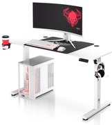 Biurko z regulacją wysokości DIABLO X-TENSIO 1400 białe